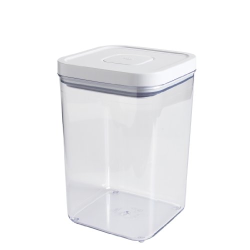OXO 7100100 Airtight Pet Food Storage POP Container,White,4.3 Quart