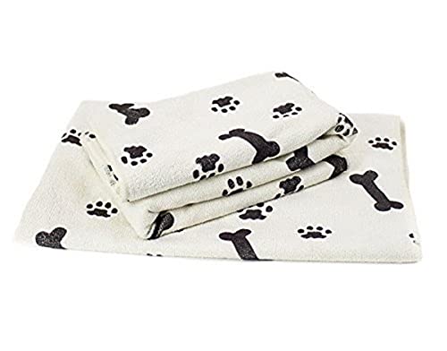 Zwipes Large Microfiber Pet Towels (Size: 30' x 36'), 2-Pack Soft Terry Cleaning Cloths