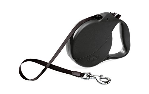 Flexi Explore Retractable Belt Dog Leash , Large, 26-Feet Long, Supports up to 110-Pound, Black