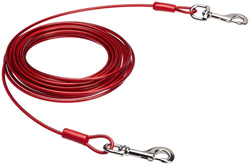 Amazon Basics Tie-Out Cable for Dogs up to 125lbs, 30 Feet
