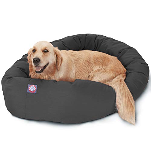 Majestic Pet 40 inch Gray Bagel Dog Bed Products