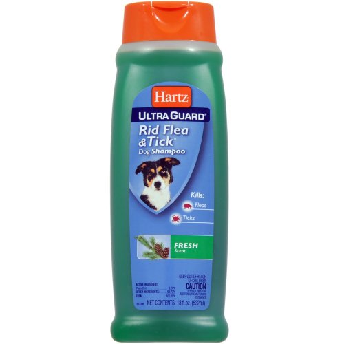 Hartz UltraGuard Rid Flea & Tick Shampoo for Dogs, Fresh Scent- 18 Ounce
