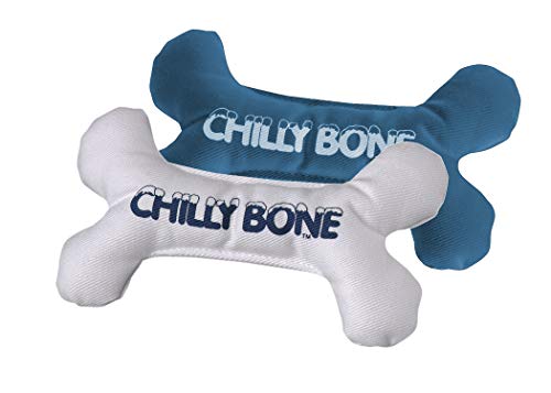 Multipet's 5.5-Inch Chilly Bone Dog Toy This Canvas Toy(Colors May Vary)