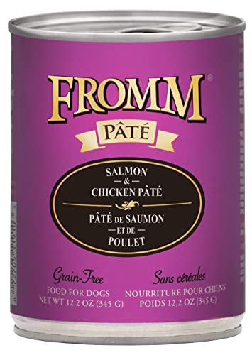 Fromm Salmon & Chicken Pate Dog Food - Premium Wet Dog Food - Salmon Recipe - Case of 12 Cans
