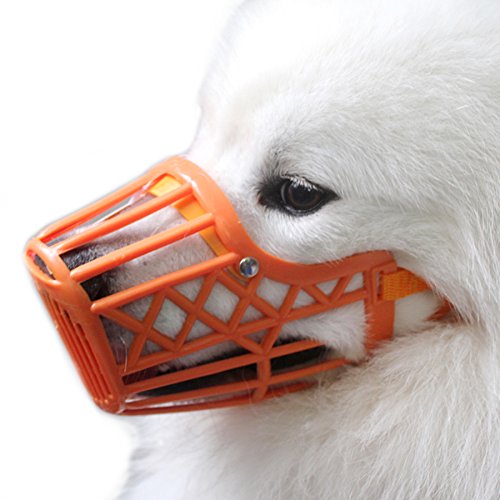 Alfie Pet - Paxton Adjustable Quick Fit Plastic Muzzle - Color: Orange, Size: XS