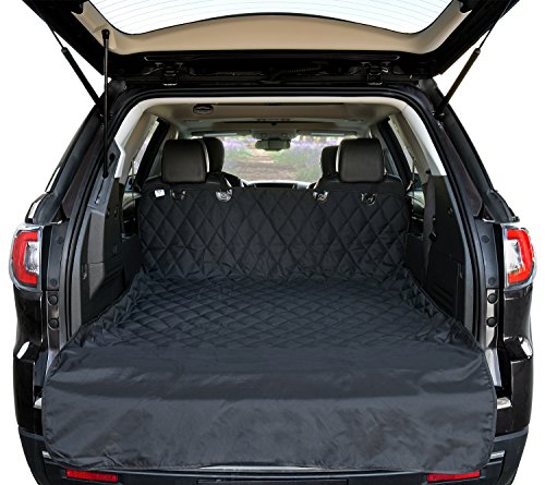 Arf pets SUV Dog Cargo Liner Cover for SUVs and Cars, Waterproof Material , Non Slip Backing, Extra Bumper Flap Protector, Large Size - Universal Fit
