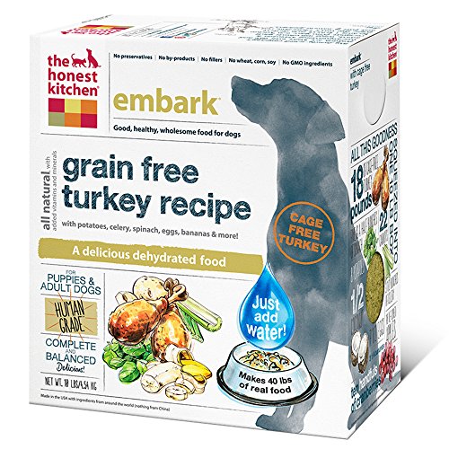The Honest Kitchen Embark: Grain Free Turkey Dog Food 10 Pound