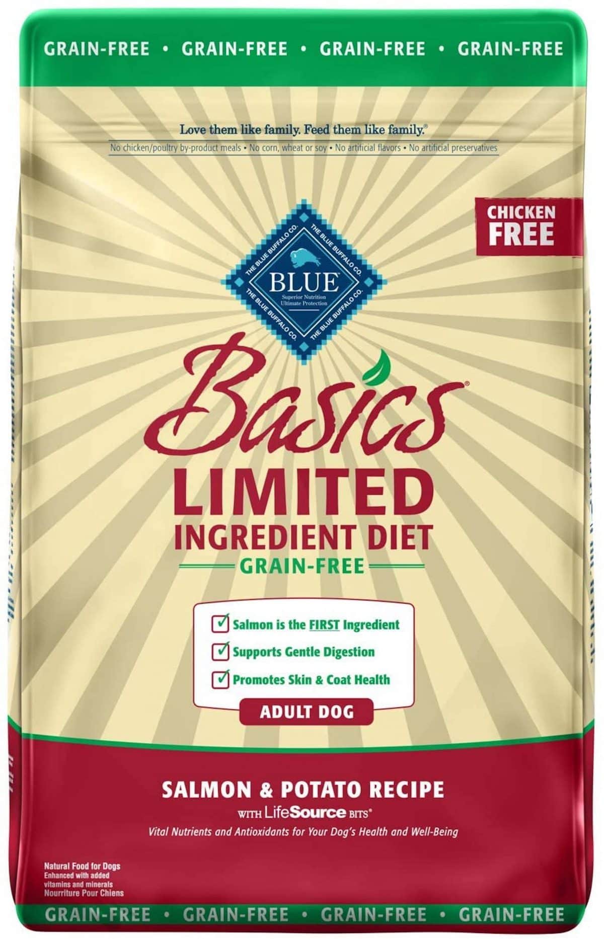 Blue Buffalo Basics Limited Ingredient Grain-Free Salmon & Sweet Potato