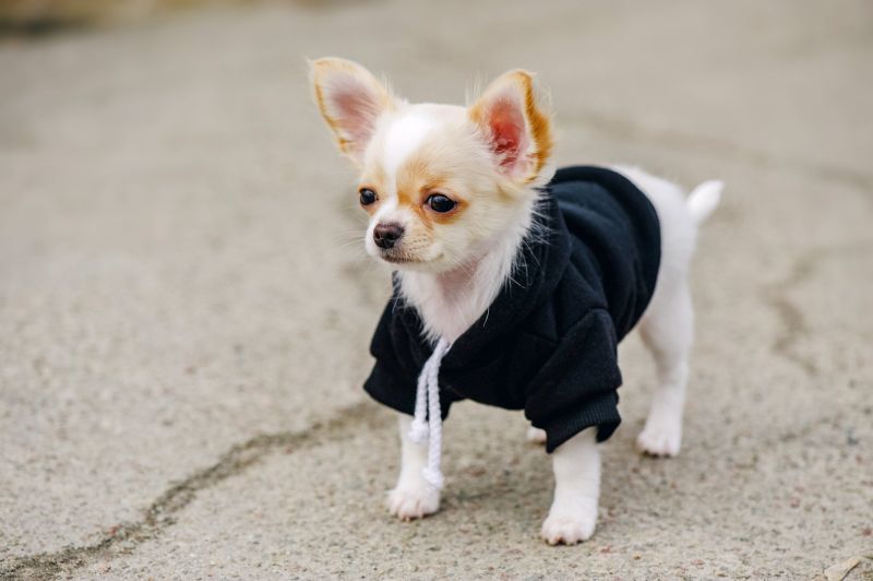 getting your dog to wear a hoodie