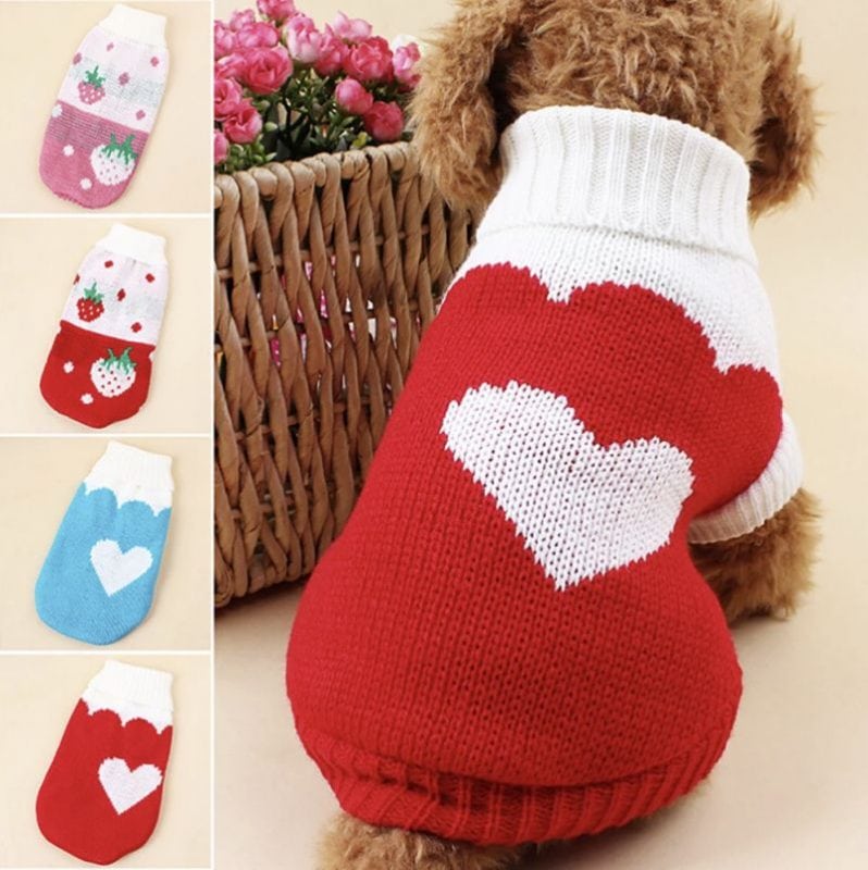Doggy Sweetheart Knit Sweater