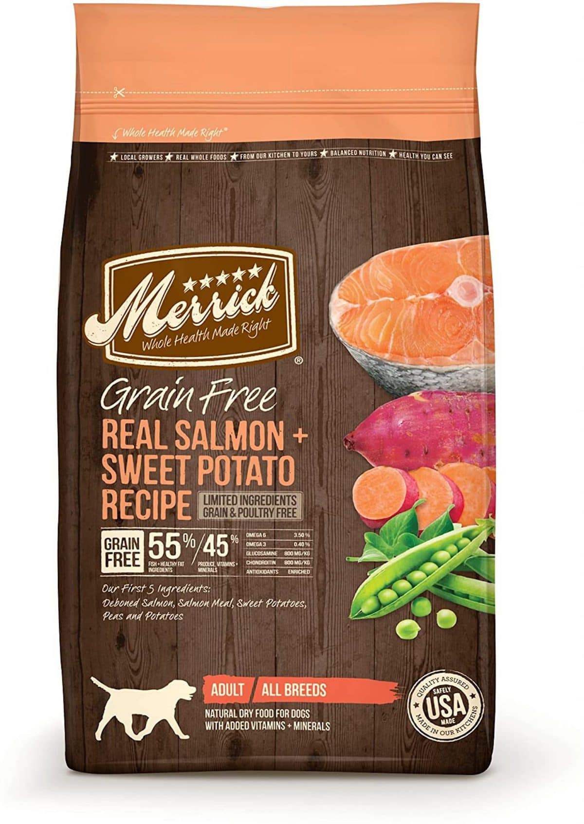 Merrick Grain Free With Salmon Dog Food