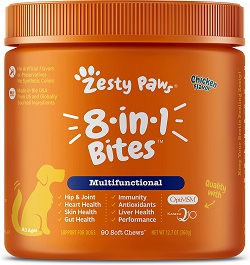 Zesty Paws Core Elements 8-in-1 Chicken Flavored Chews