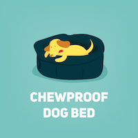 chewproof dog bed sm