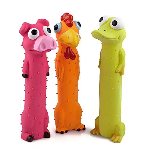 CHIWAVA Squeaky Toy Three-Pack