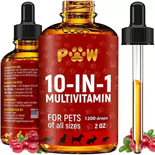 Golden Paw 10 In 1 Cat & Dog Multivitamin